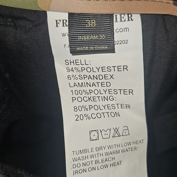 Free Soldier Men's Softshell Fleece Lined Black Pants - Picture 4 of 5